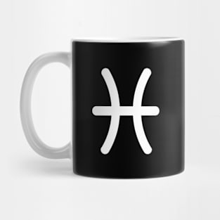 Pisces Zodiac Sign Only - Minimal DM Mug